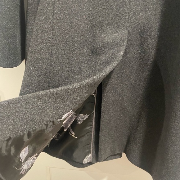 Via Spiga Charcoal Wool Coat - Picture 7 of 11